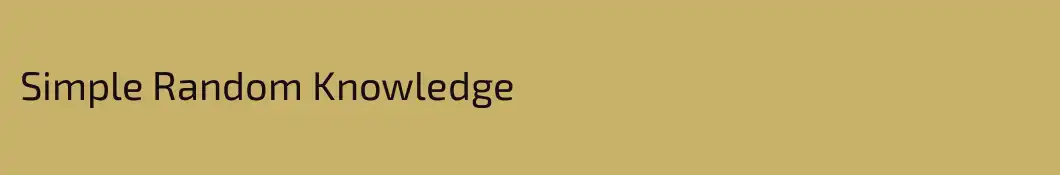 Simple Random Knowledge